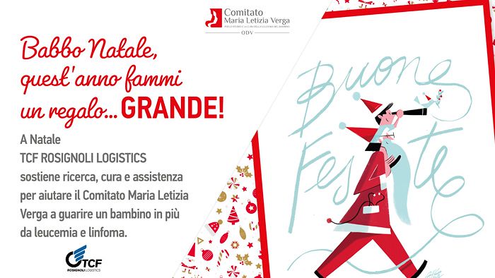 TCF Rosignoli Logistics sostiene il Comitato Maria Letizia Verga